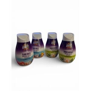 Kaboom Adjustable Solid Gel Air Freshener Island Breeze & Bamboo 4 Pack